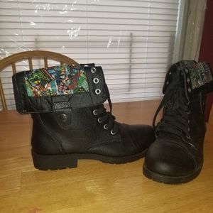 Women's Marvel Combat Boots